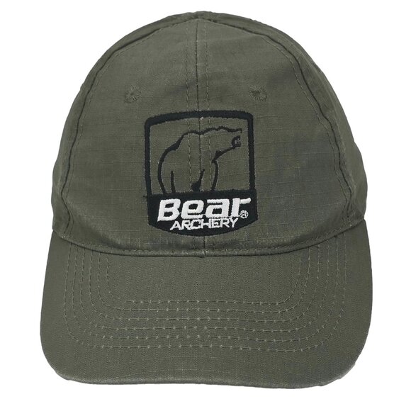 (FRED) BEAR Archery Hat Bow Hunting Ripstop Outdoor Cap Sage Green Genuine OSFM - Picture 2 of 5